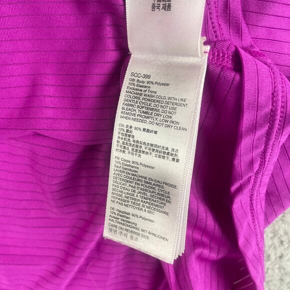 Marmot Women's Medium Purple Striped Polyester Elastane Short Sleeve Shirt - Picture 5 of 10